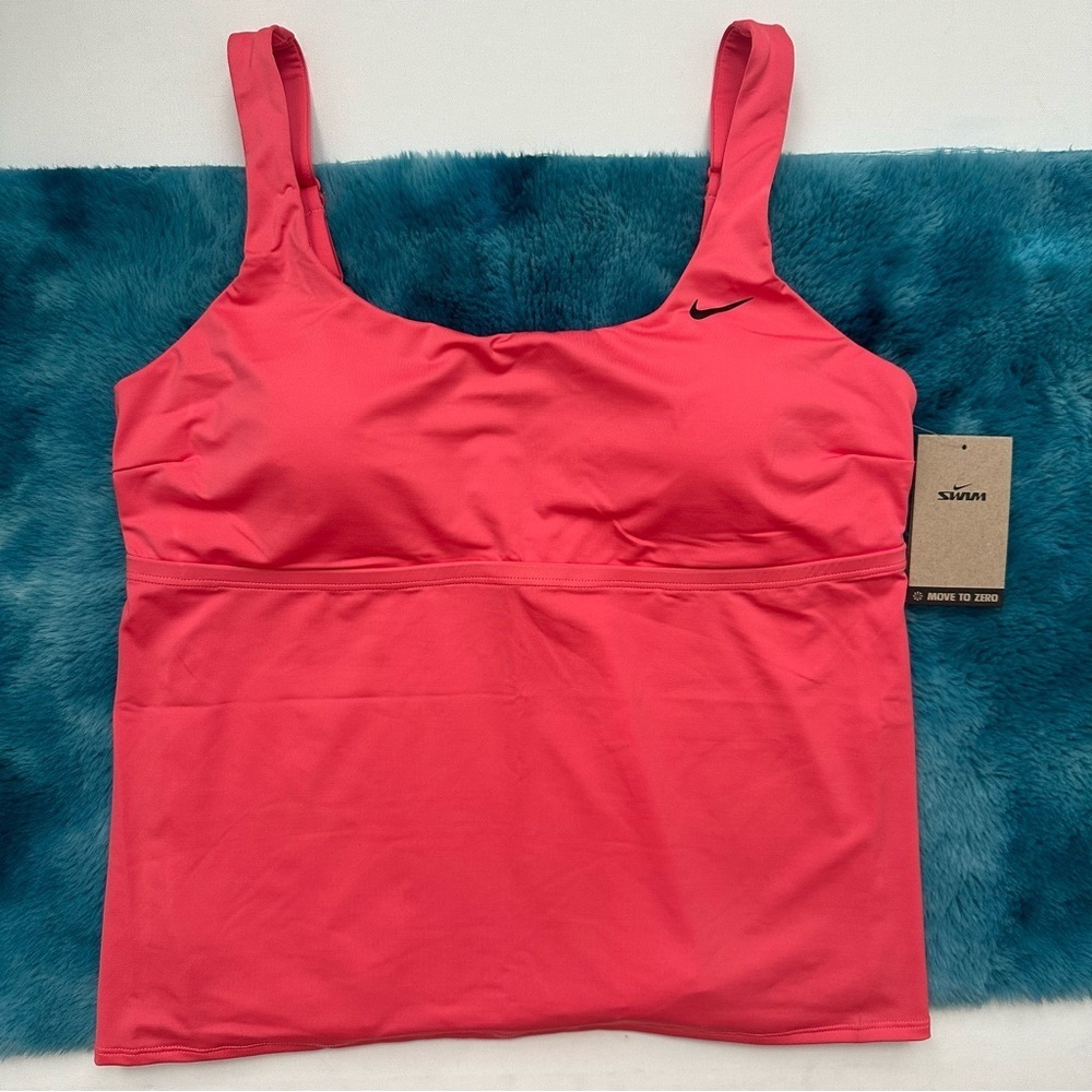 Nike Coral Essentials Scoop Neck Tankini Top Size XL